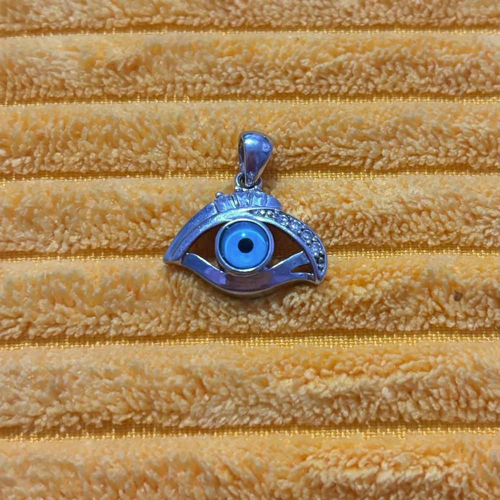 925 Egyptian Silver Evil Eye Pendant 🧿